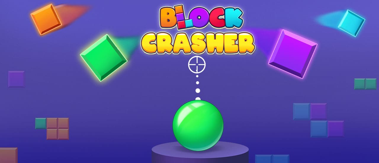 Block Crasher gameplay screenshot showing key features and visual style