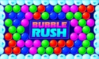 Bubble Rush gameplay screenshot showing key features and visual style