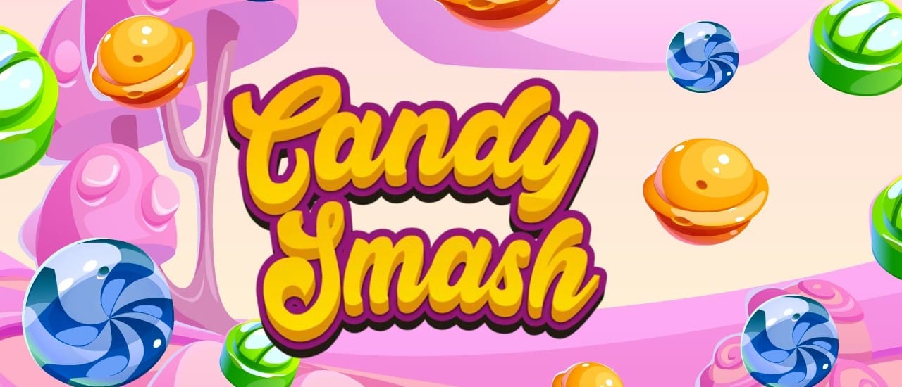 Candy Smash gameplay screenshot showing key features and visual style