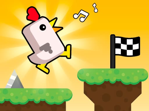 Chicken Scream Race gameplay screenshot showing key features and visual style