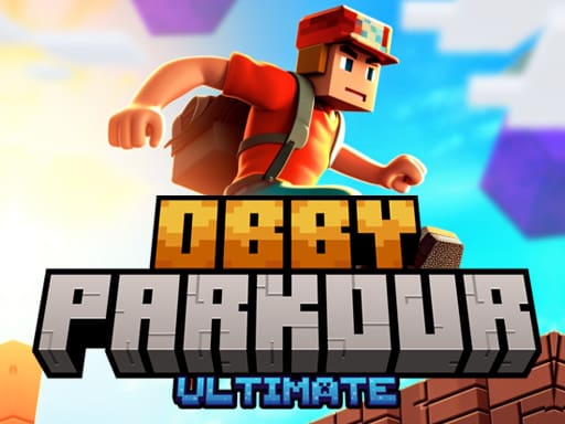 Obby Parkour Ultimate gameplay screenshot showing key features and visual style