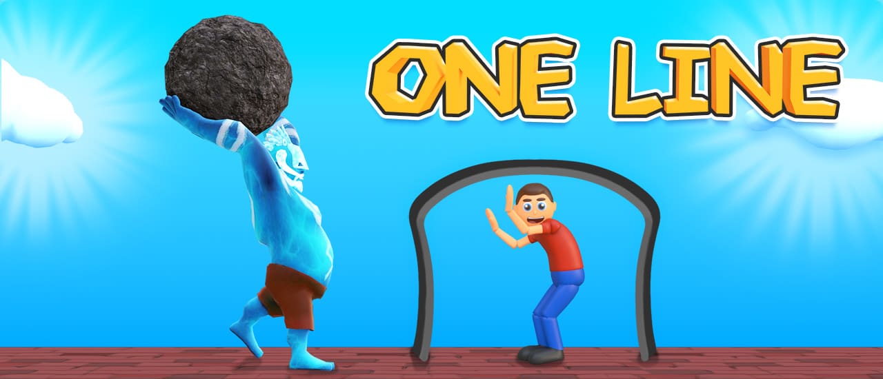 One Line gameplay screenshot showing key features and visual style