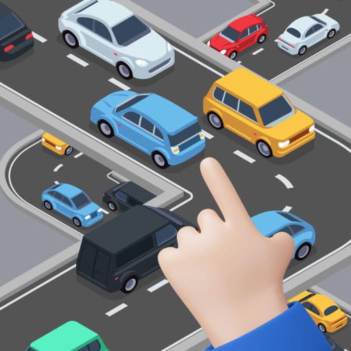 Park Them All gameplay screenshot showing parking challenges and vehicle controls