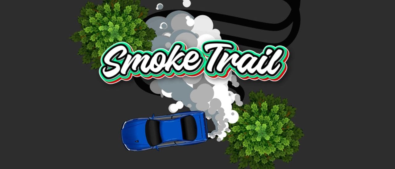Smoke Trail gameplay screenshot showing key features and visual style