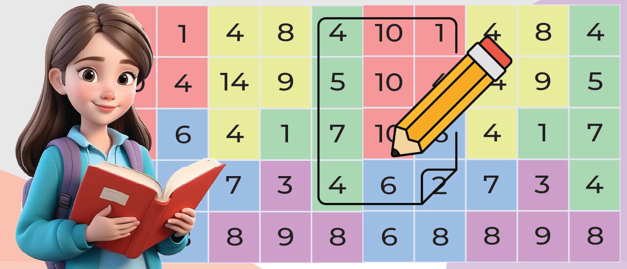 Sum Master gameplay screenshot showing key features and visual style