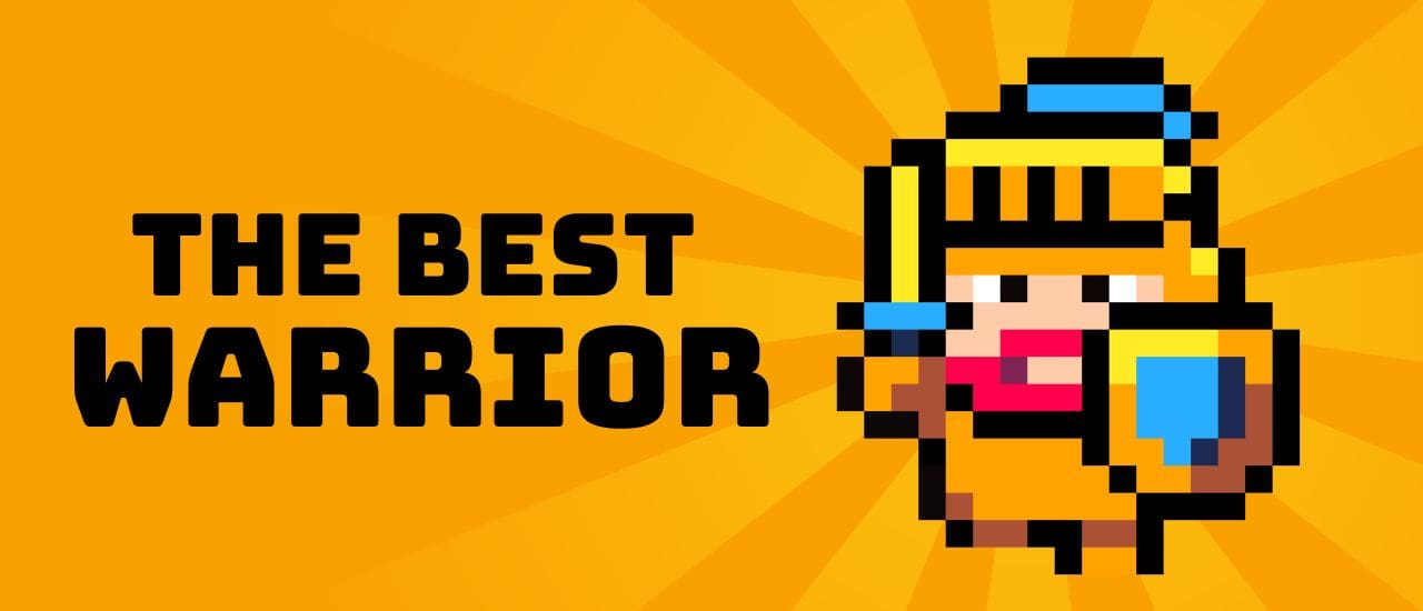 The Best Warrior gameplay screenshot showing key features and visual style