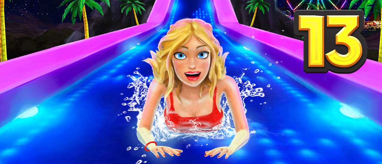 Uphill Rush 13 gameplay screenshot showing key features and visual style